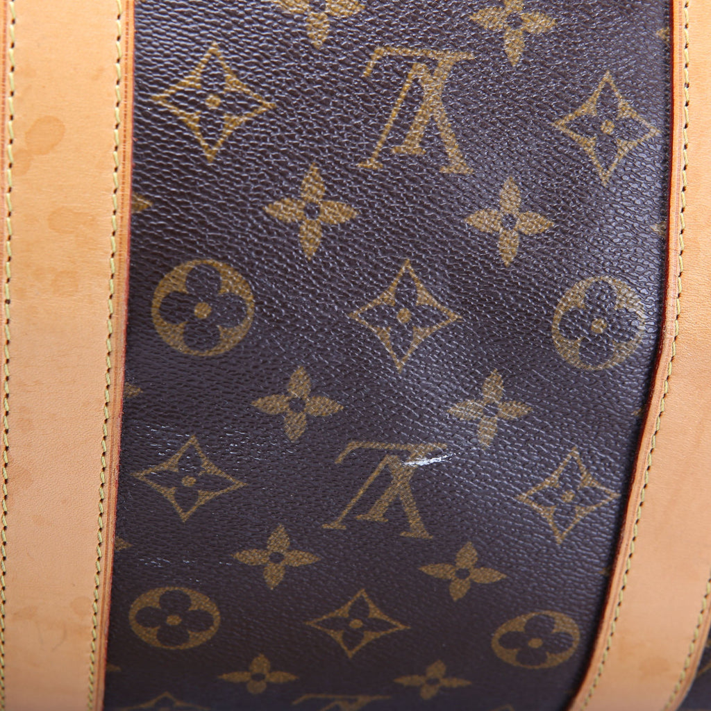 Keepall 55 Monogram Bandouliere Brown