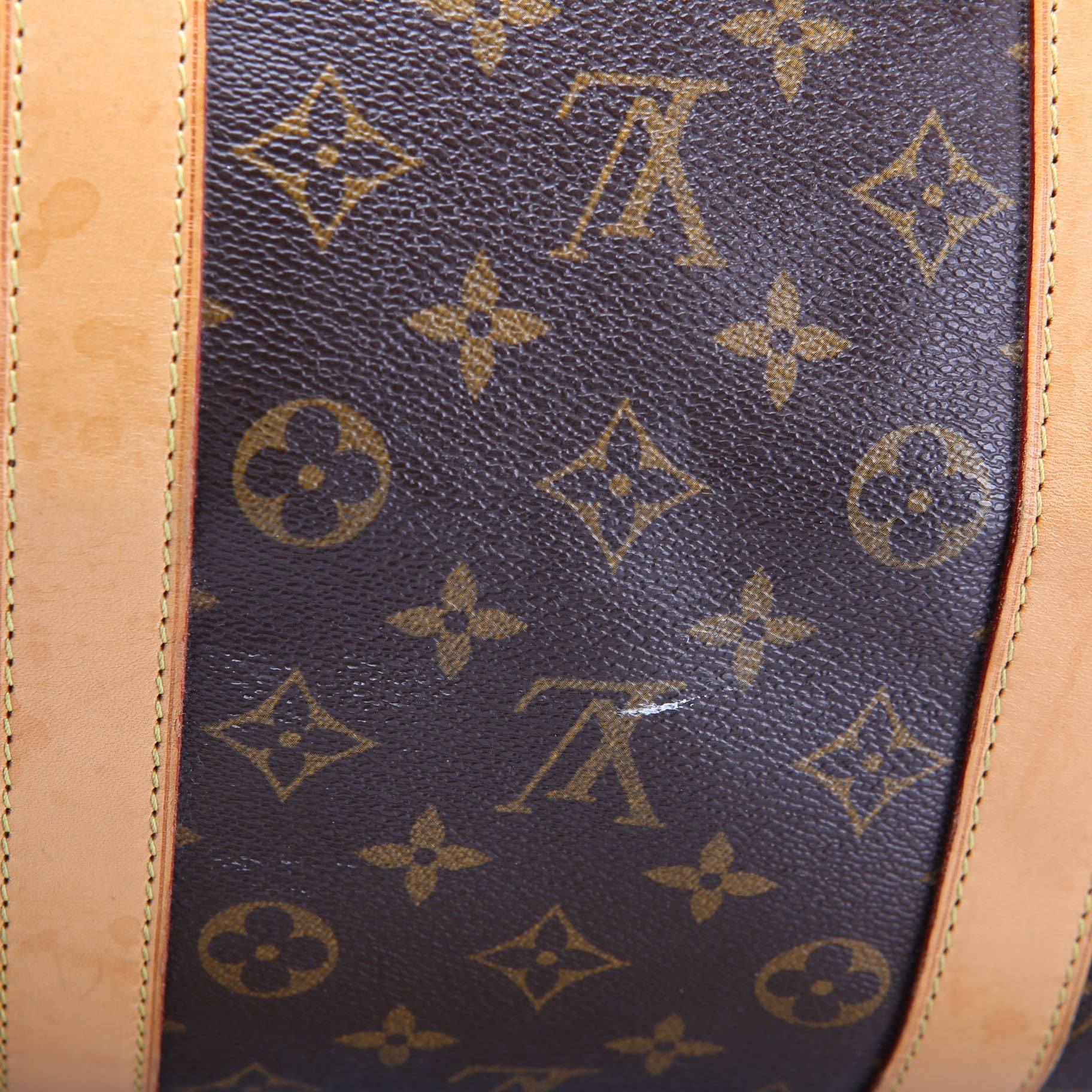Keepall 55 Monogram Bandouliere Brown