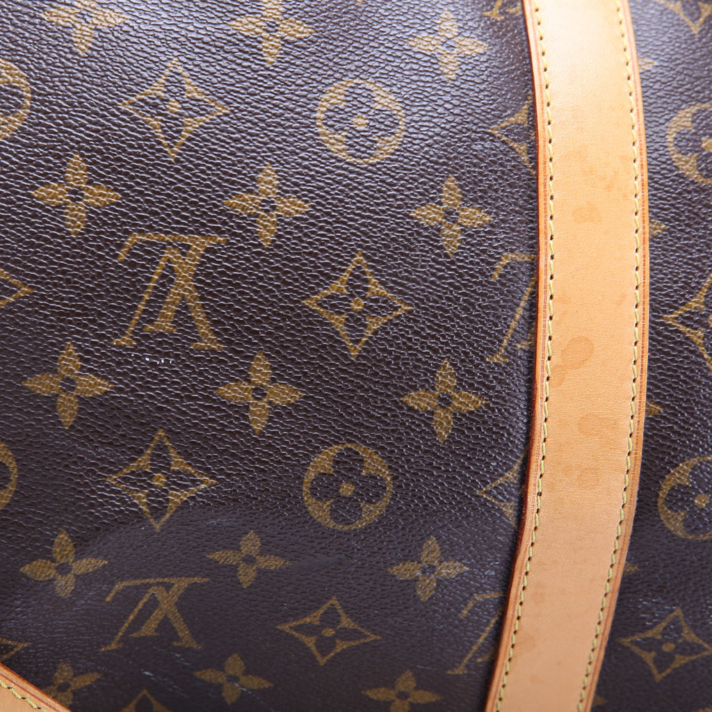 Keepall 55 Monogram Bandouliere Brown