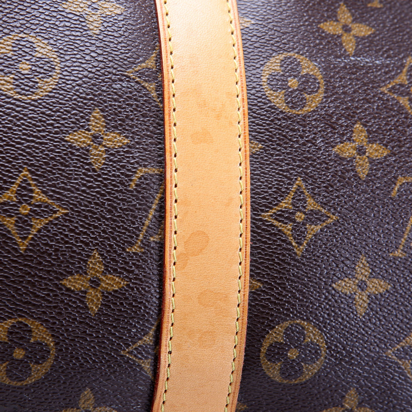 Keepall 55 Monogram Bandouliere Brown