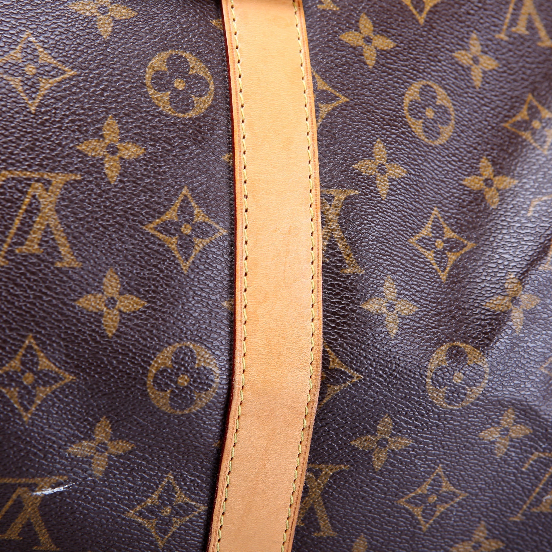 Keepall 55 Monogram Bandouliere Brown