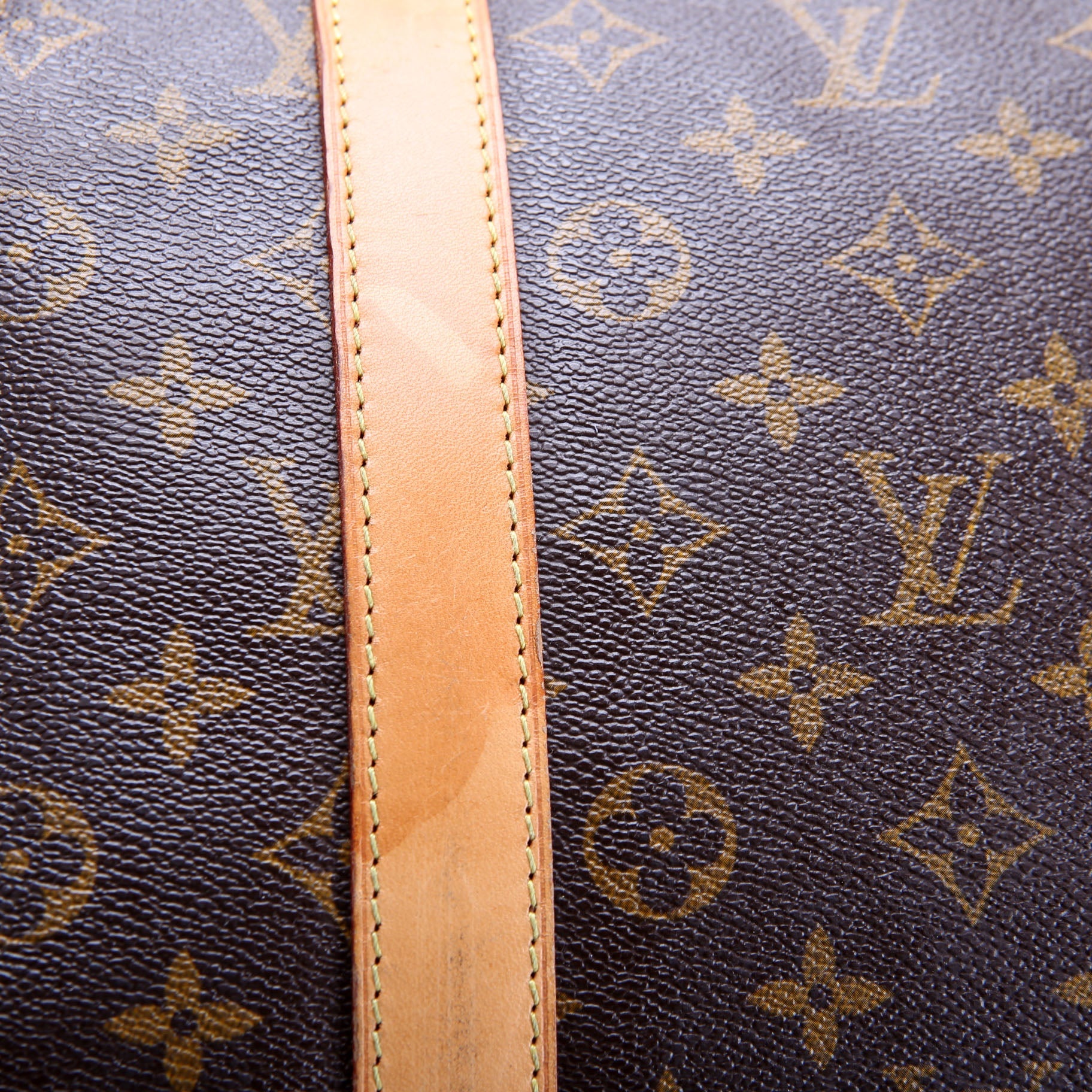 Keepall 55 Monogram Bandouliere Brown