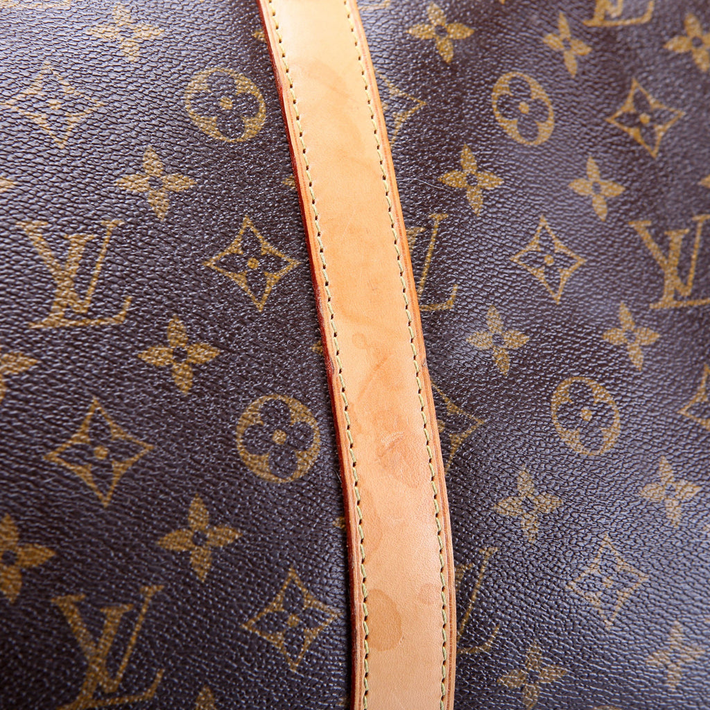 Keepall 55 Monogram Bandouliere Brown