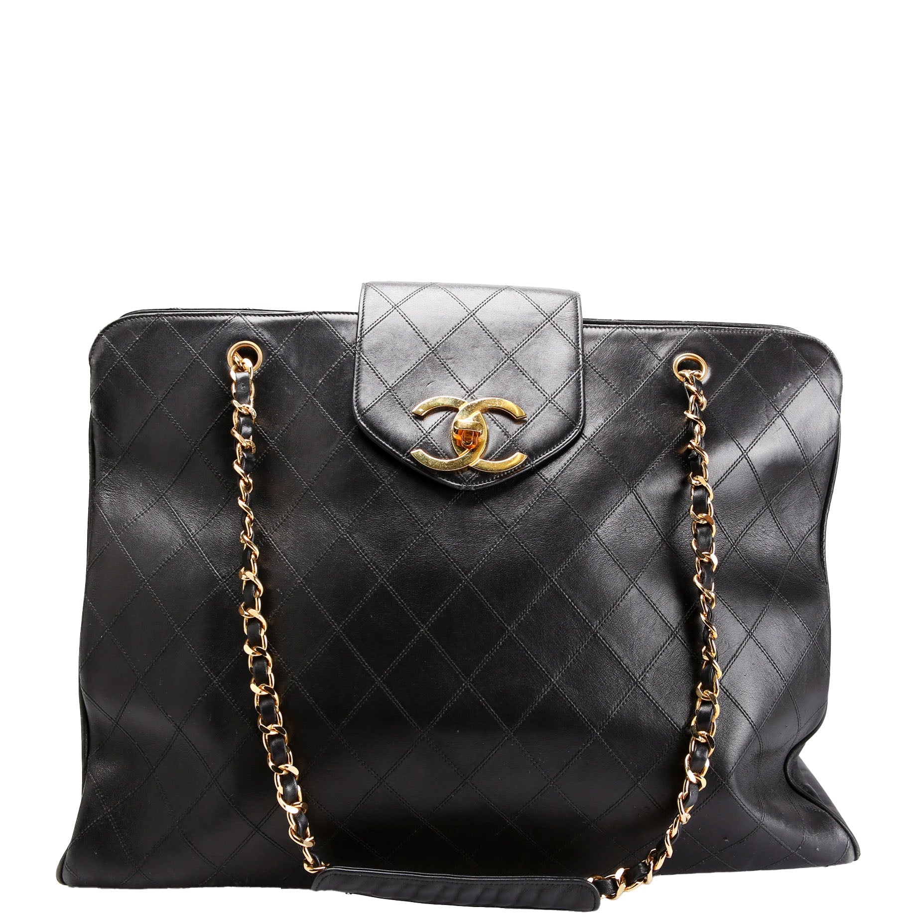 Jumbo Super Model Shoulder Vintage Lambskin