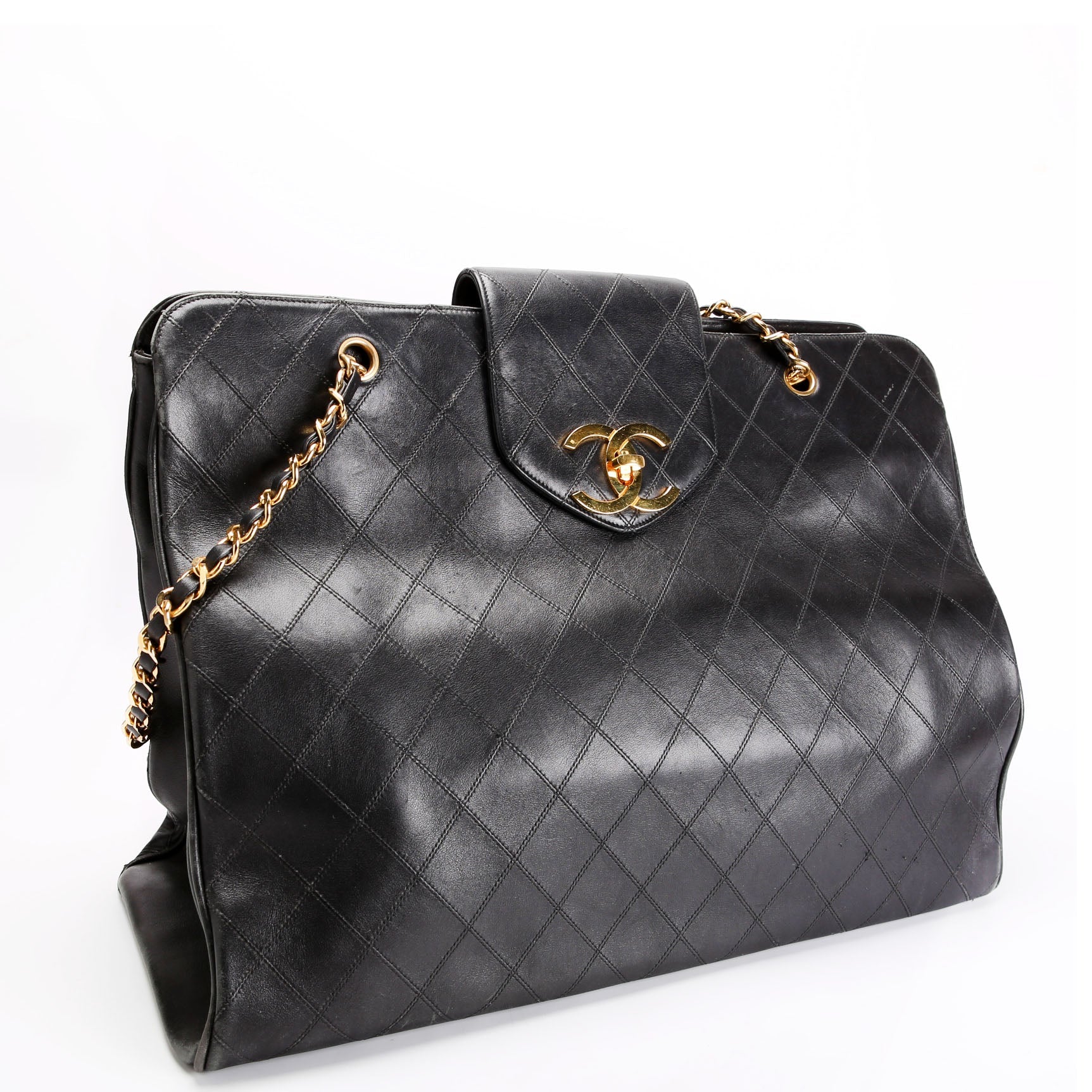 Jumbo Super Model Shoulder Vintage Lambskin