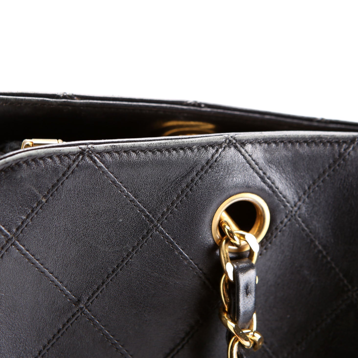 Jumbo Super Model Shoulder Vintage Lambskin