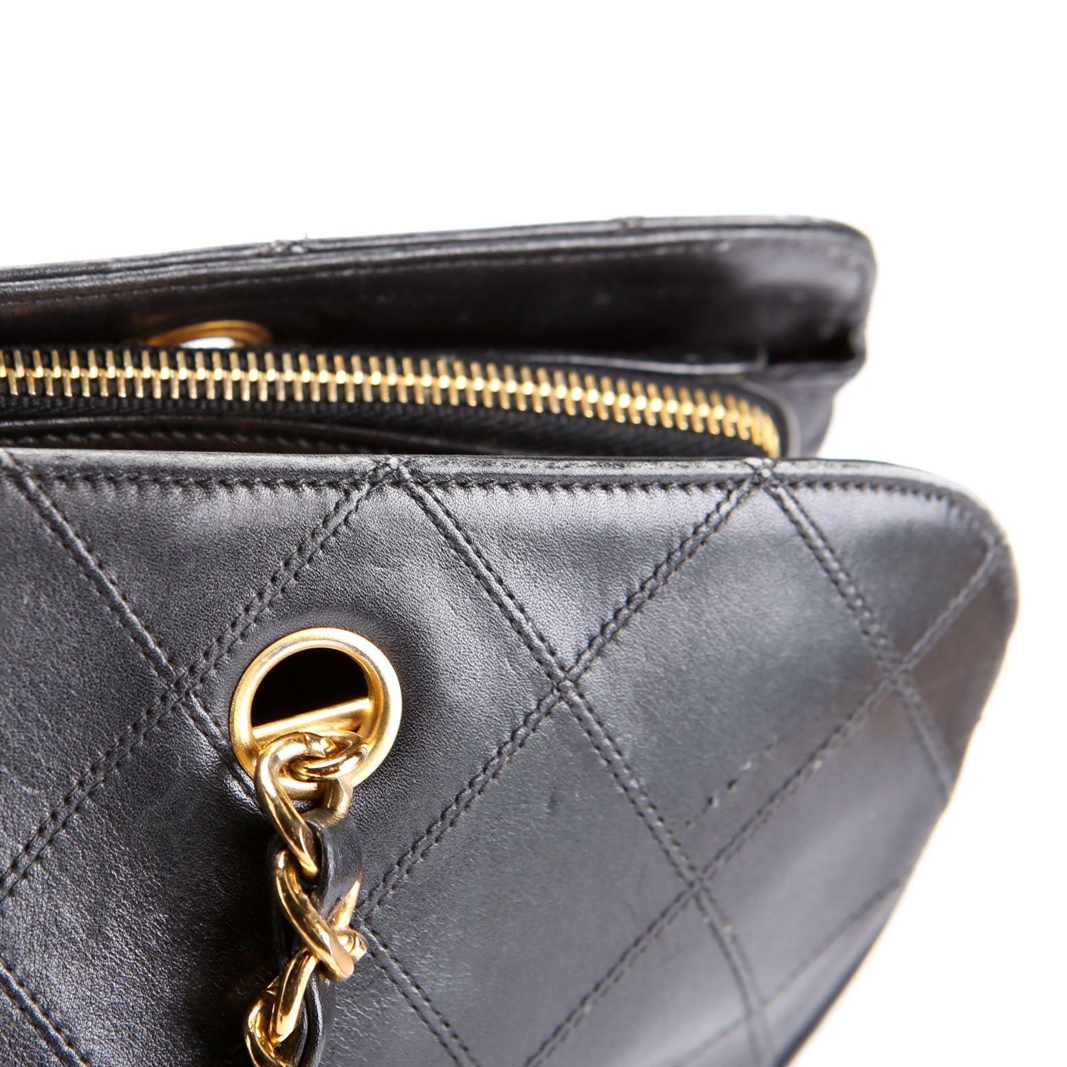 Jumbo Super Model Shoulder Vintage Lambskin