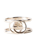 Gucci Interlocking G Open Band 925 Size 6