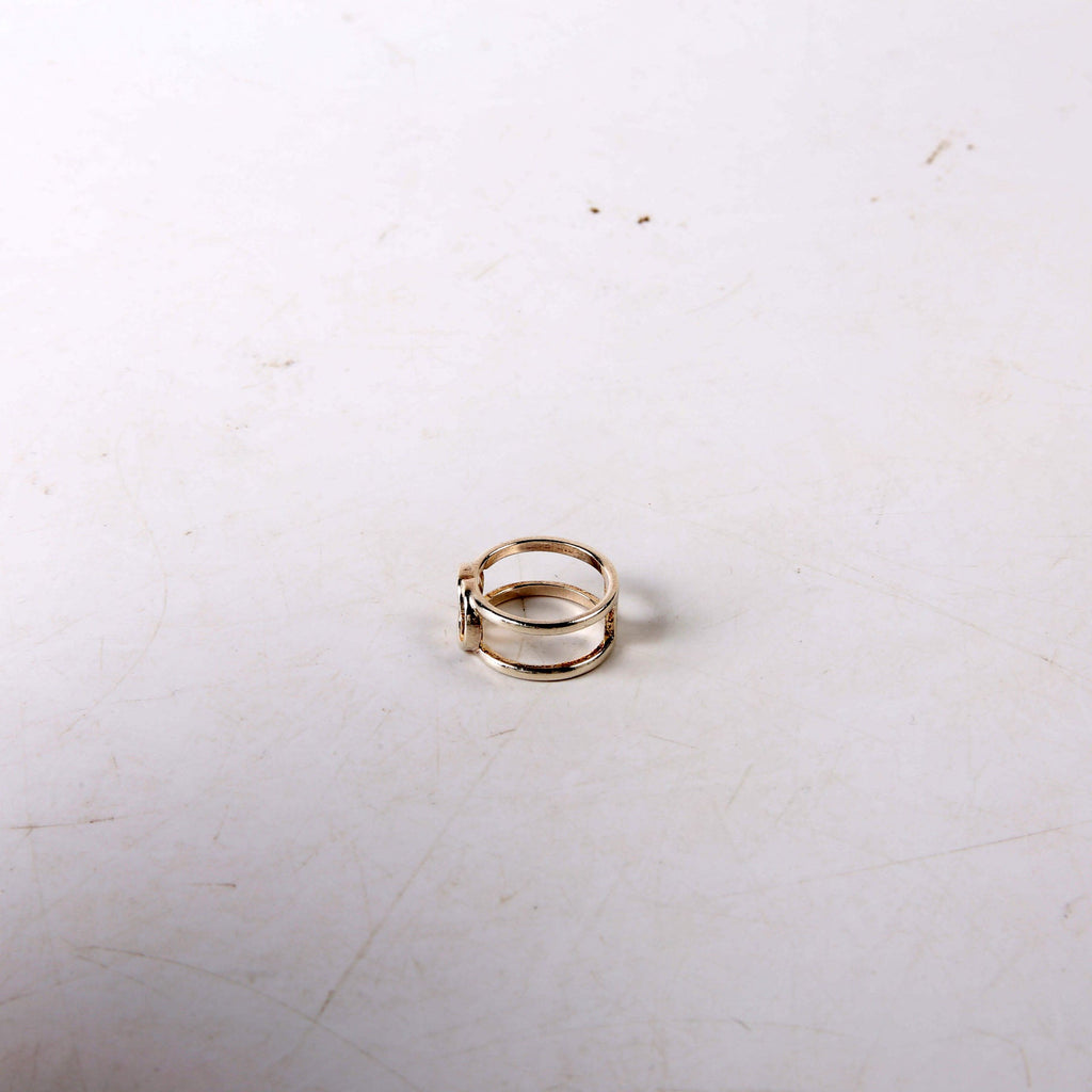 Gucci Interlocking G Open Band 925 Size 6
