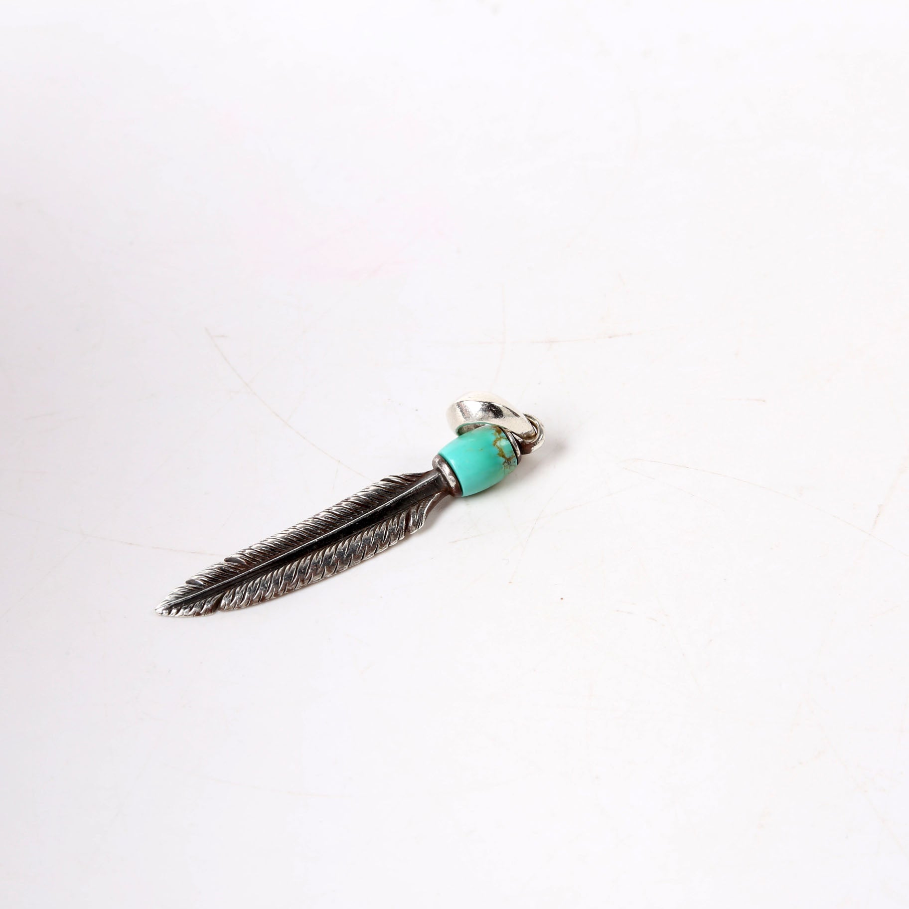 Southwest Feather Amulet 925
