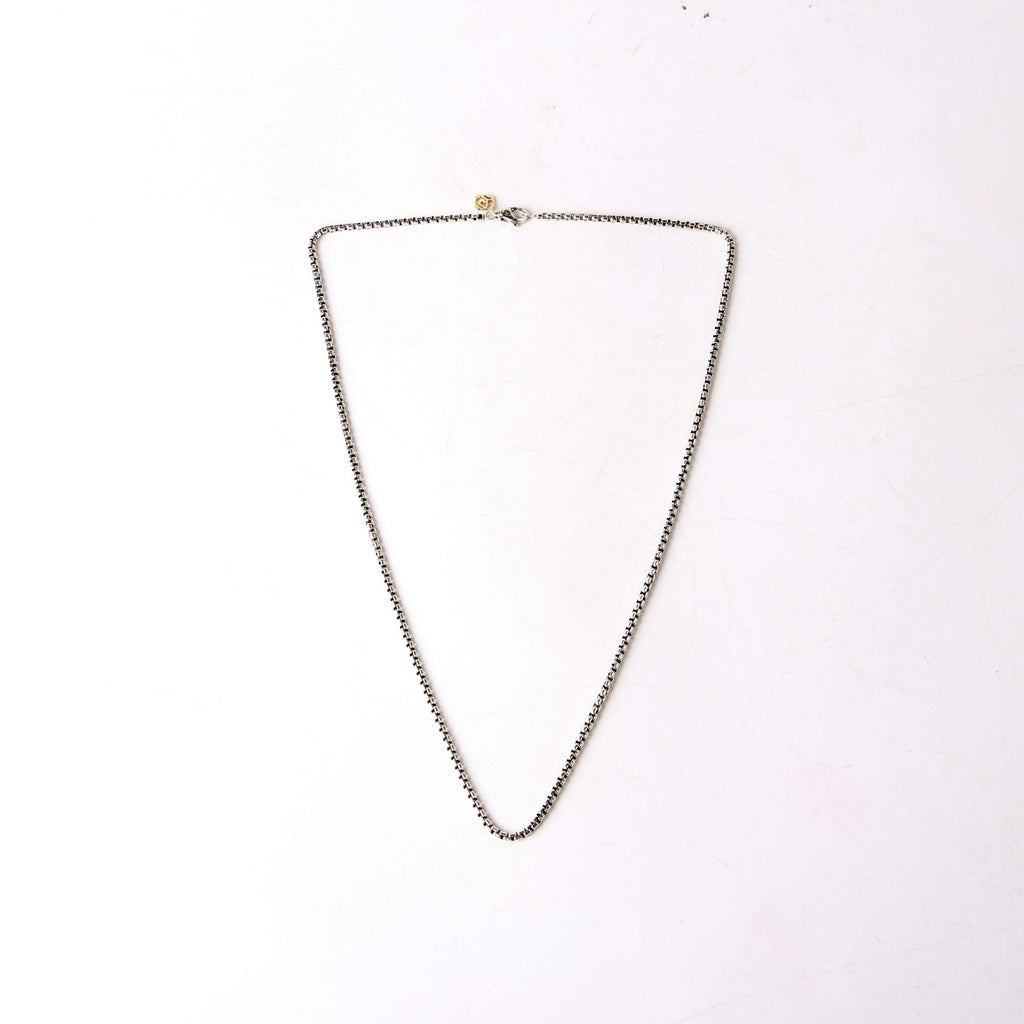 2.6MM Box Chain 22in 925 585