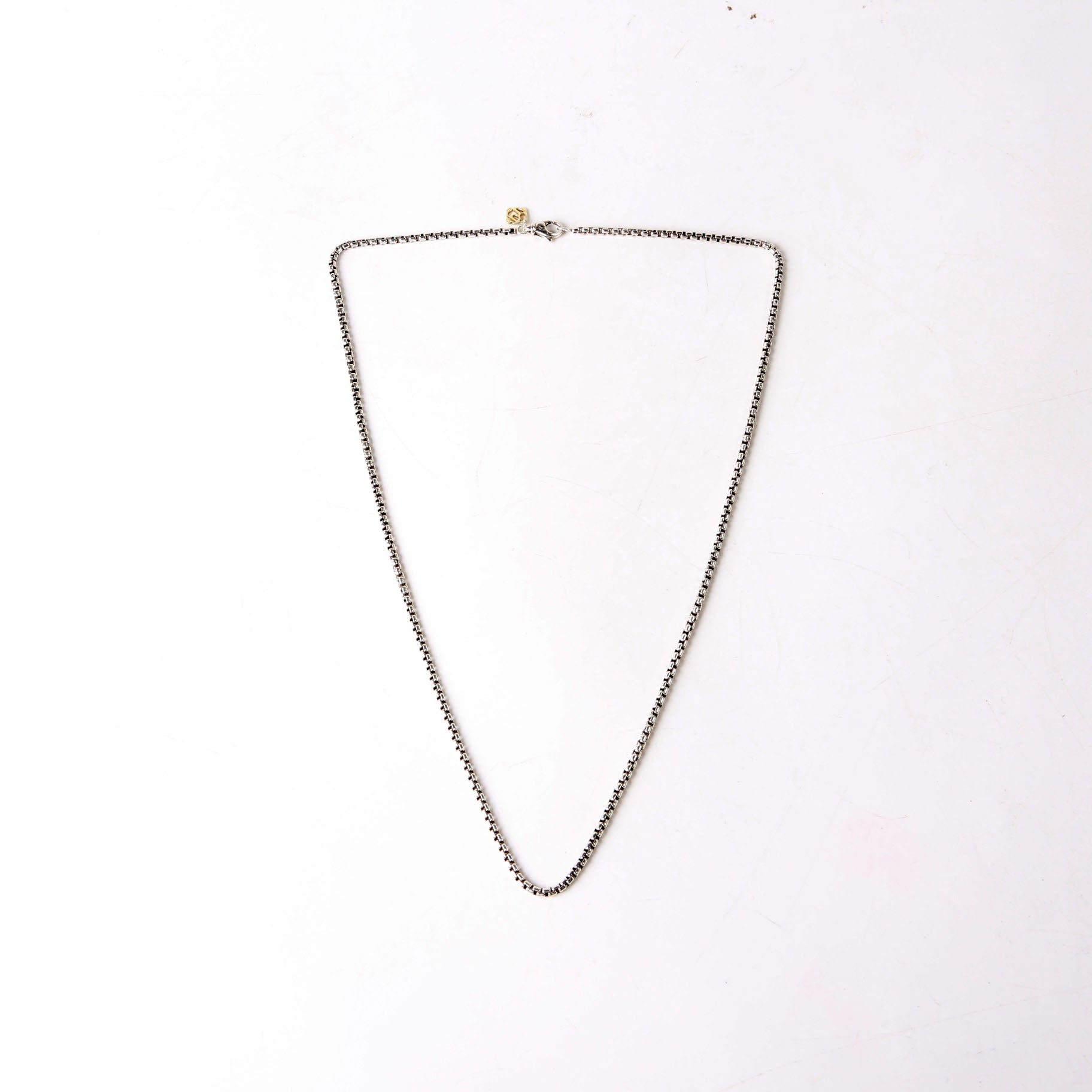 2.6MM Box Chain 22in 925 585