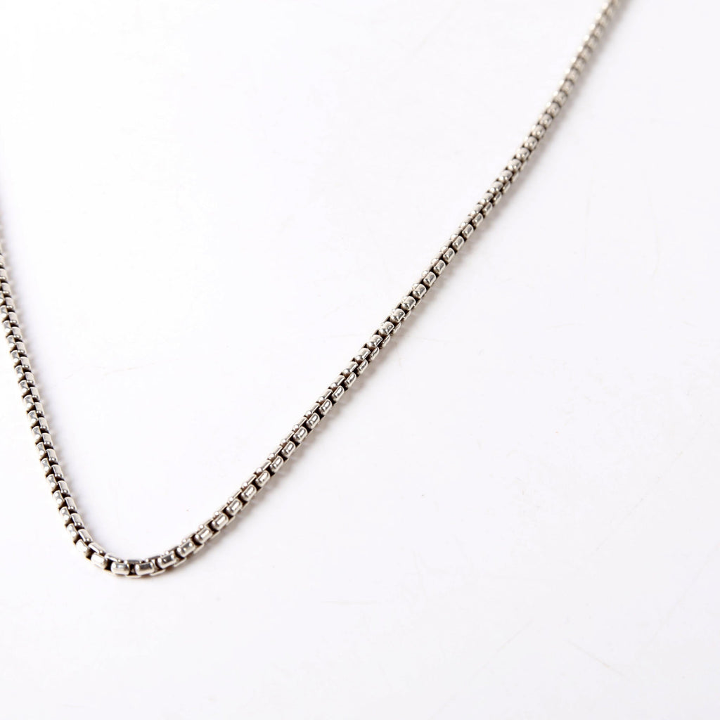 2.6MM Box Chain 22in 925 585