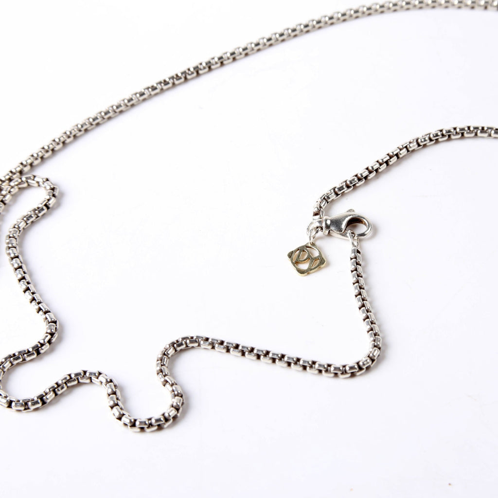 2.6MM Box Chain 22in 925 585