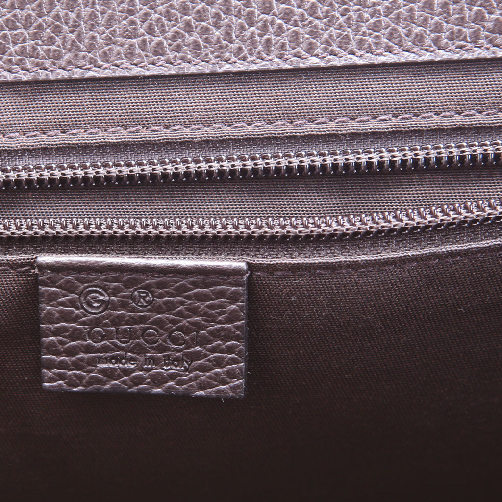 Gucci 449172 GG Canvas Messenger Brown