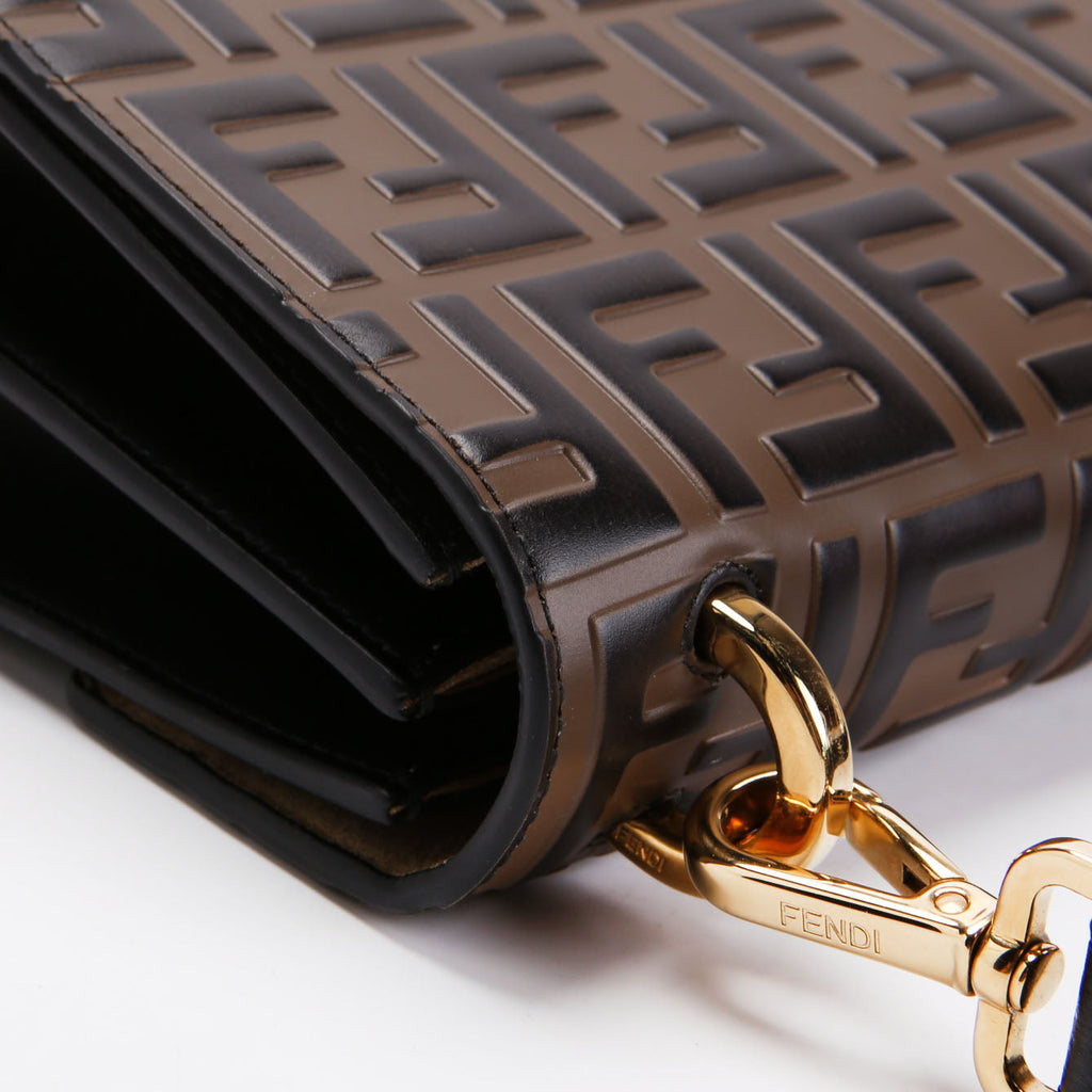 Fendi 8BT315 Kan I Shoulder Bag Large