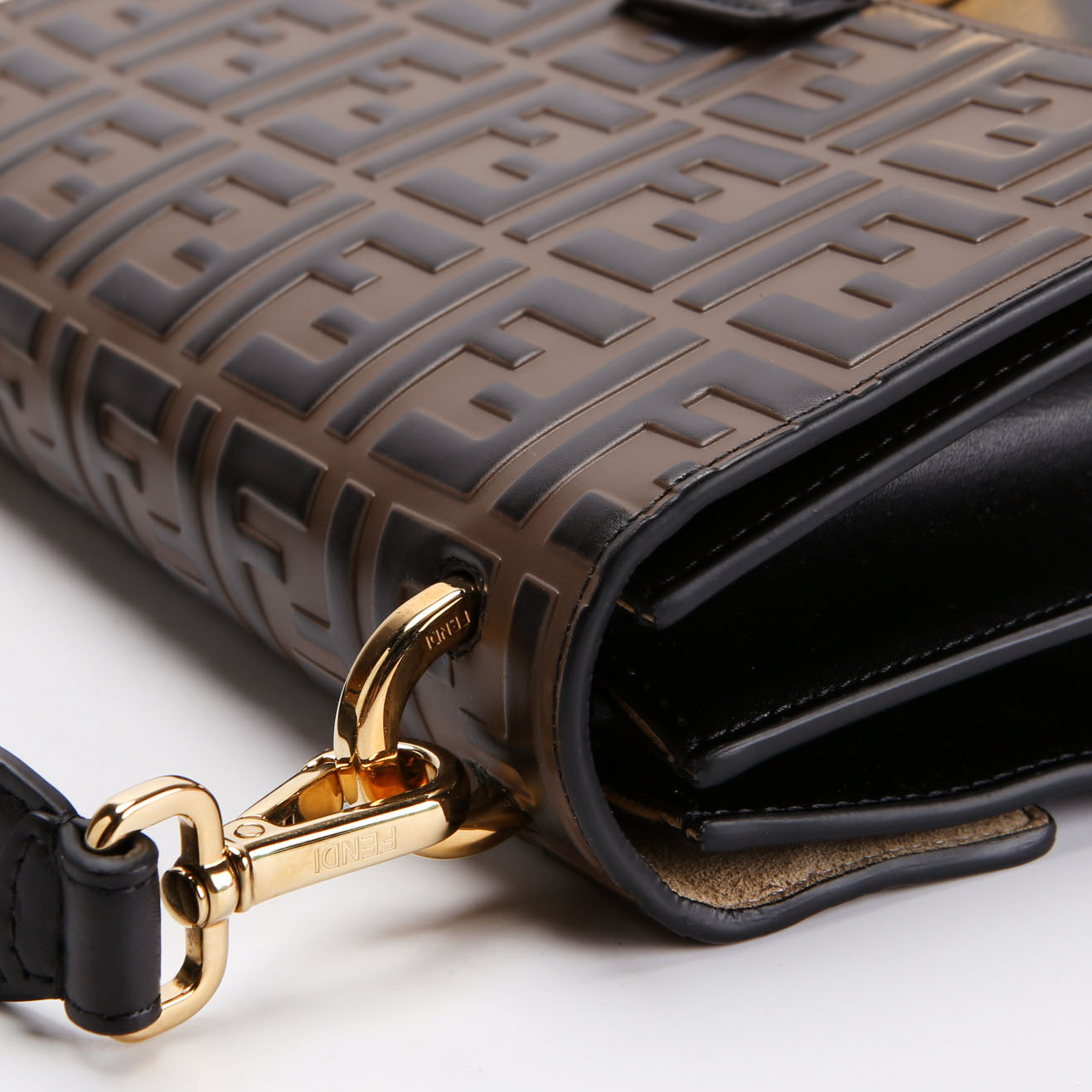 Fendi 8BT315 Kan I Shoulder Bag Large