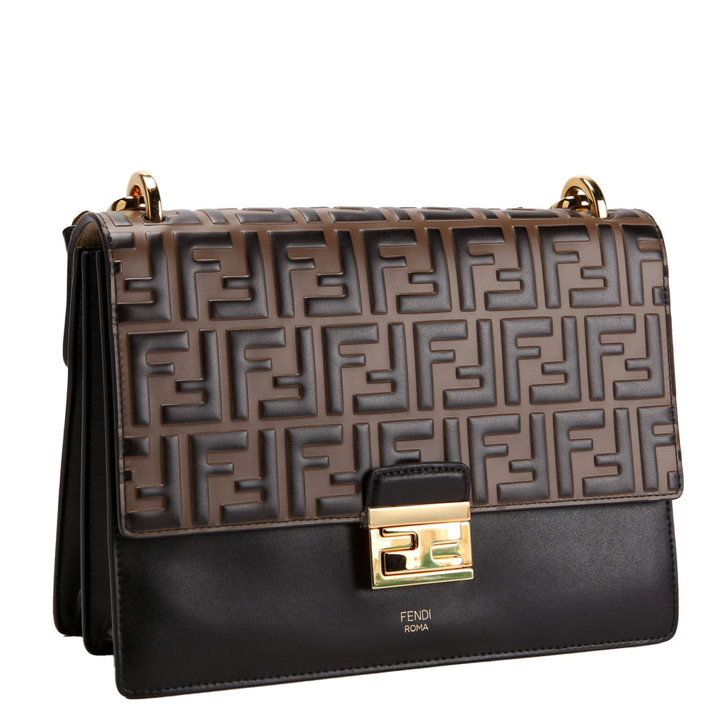 Fendi 8BT315 Kan I Shoulder Bag Large