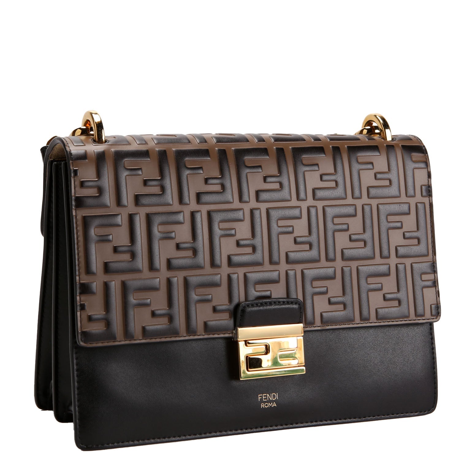 Fendi 8BT315 Kan I Shoulder Bag Large