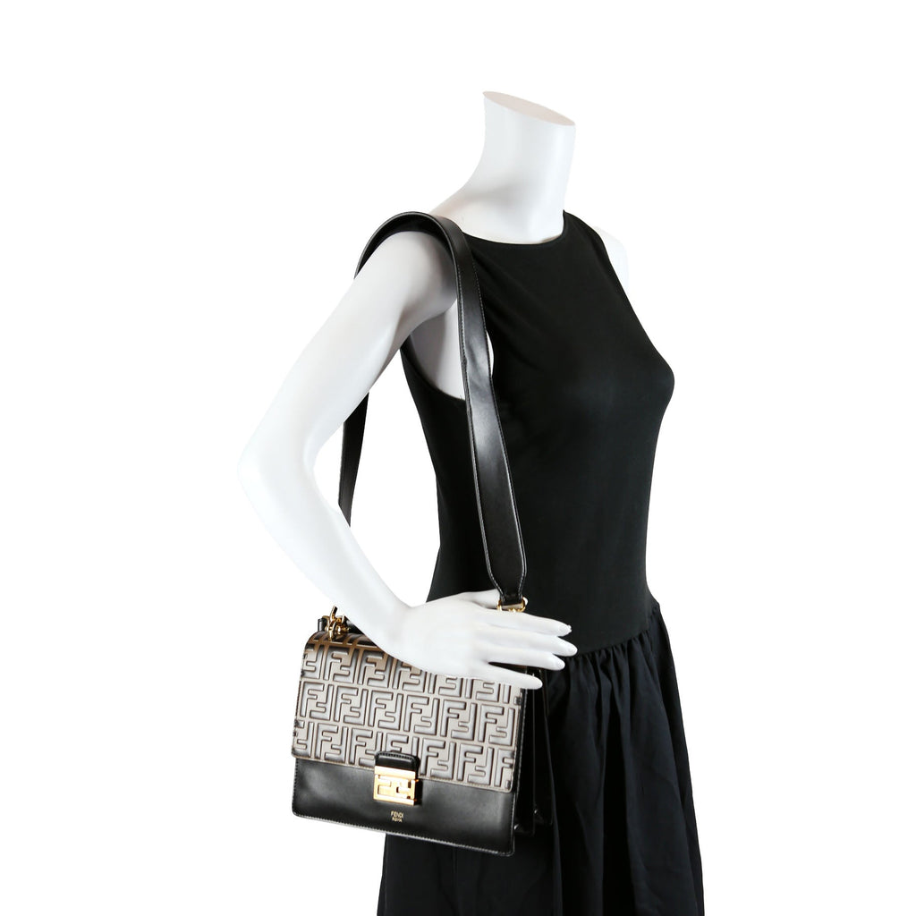 Fendi 8BT315 Kan I Shoulder Bag Large