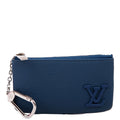 Key Pouch Leather Aerogram Blue