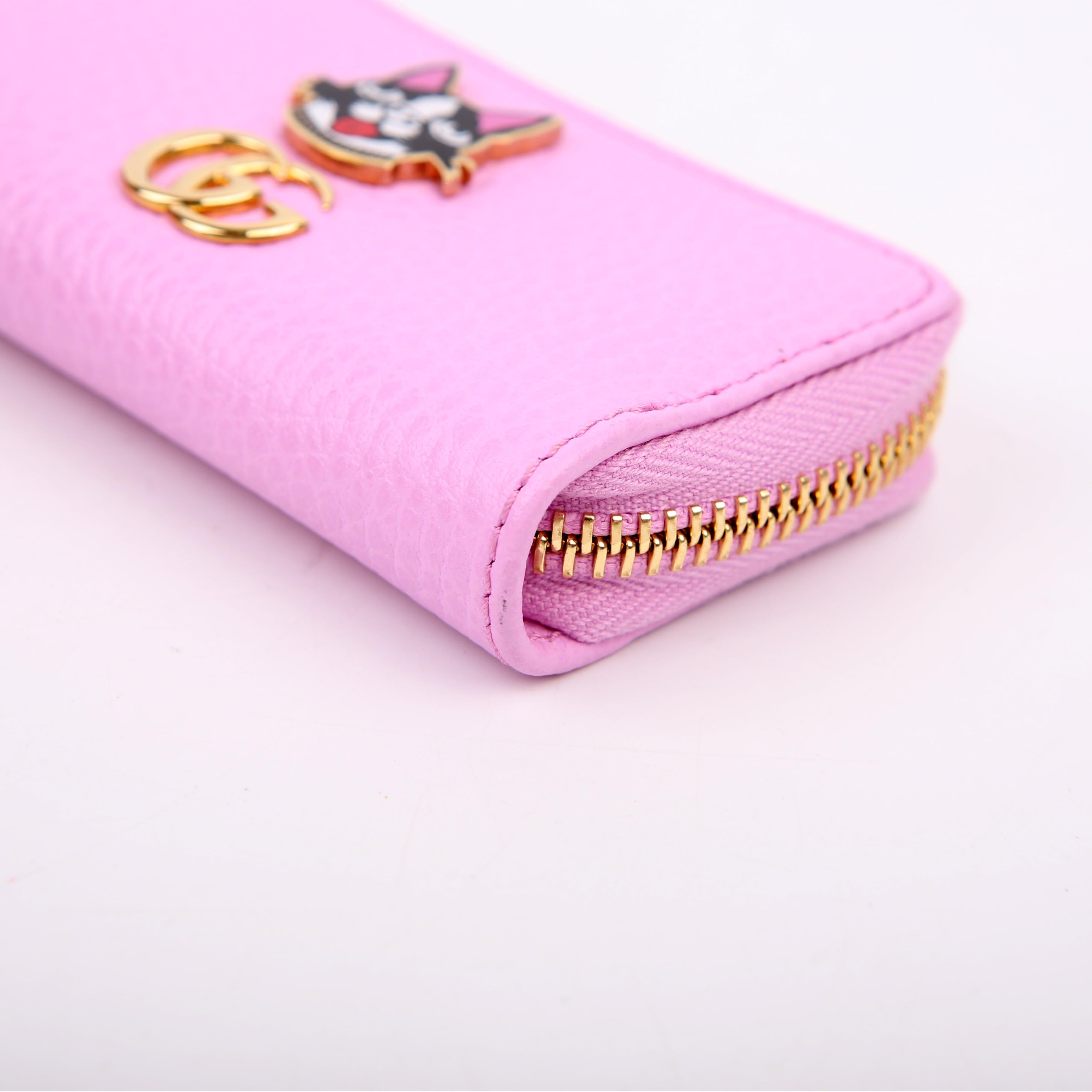 Gucci 499403 GG Marmont Bosco Key Case Pink