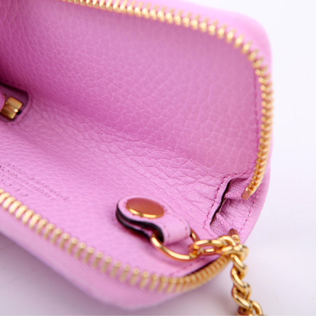 Gucci 499403 GG Marmont Bosco Key Case Pink