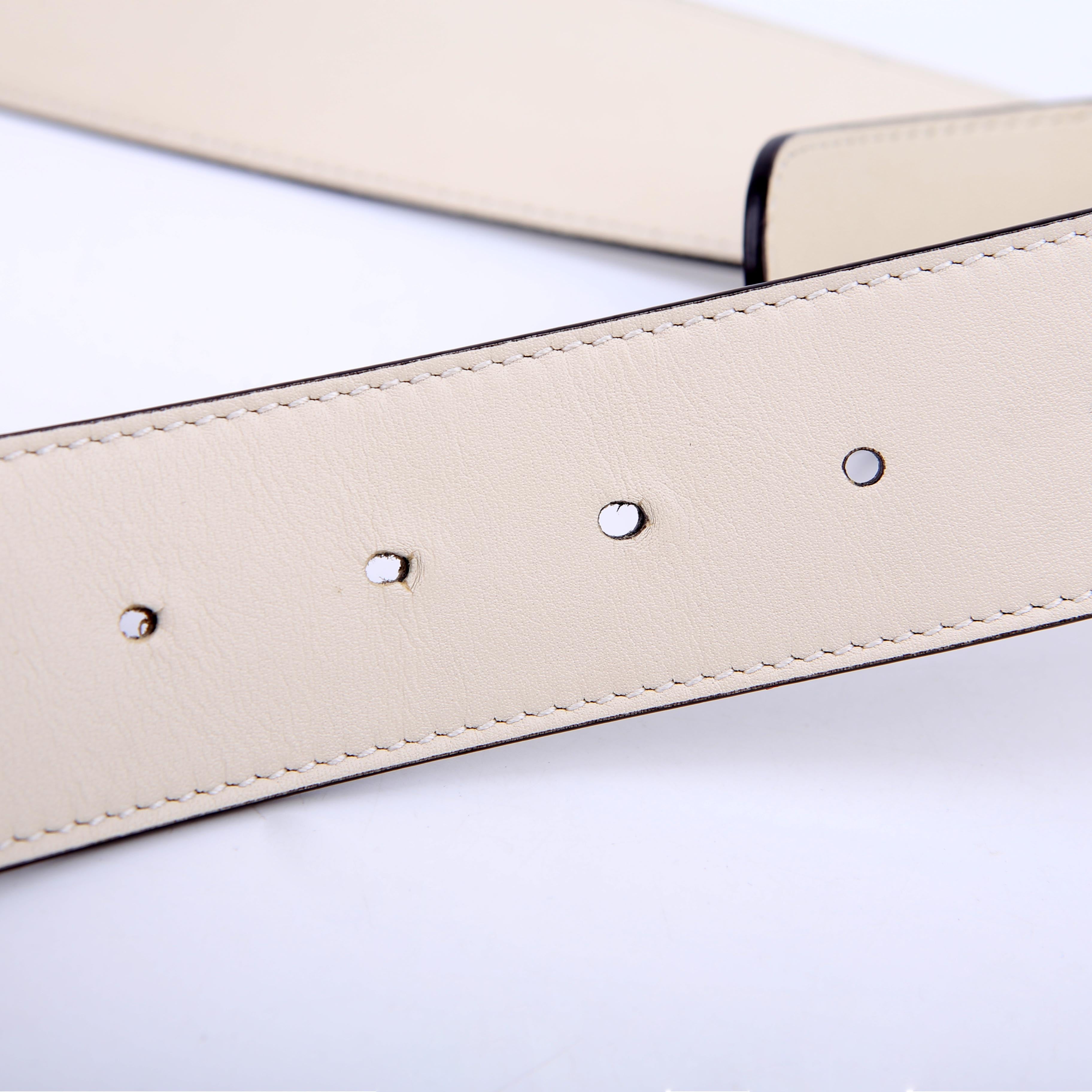 Gucci 400593 GG Marmont Leather Belt Size 90/36 Black