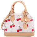 LV X TM Alma BB Cerises Monogram White