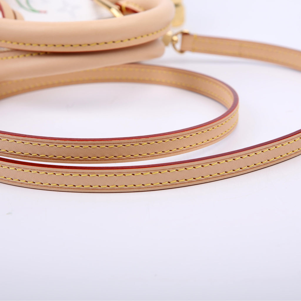 LV X TM Alma BB Cerises Monogram White