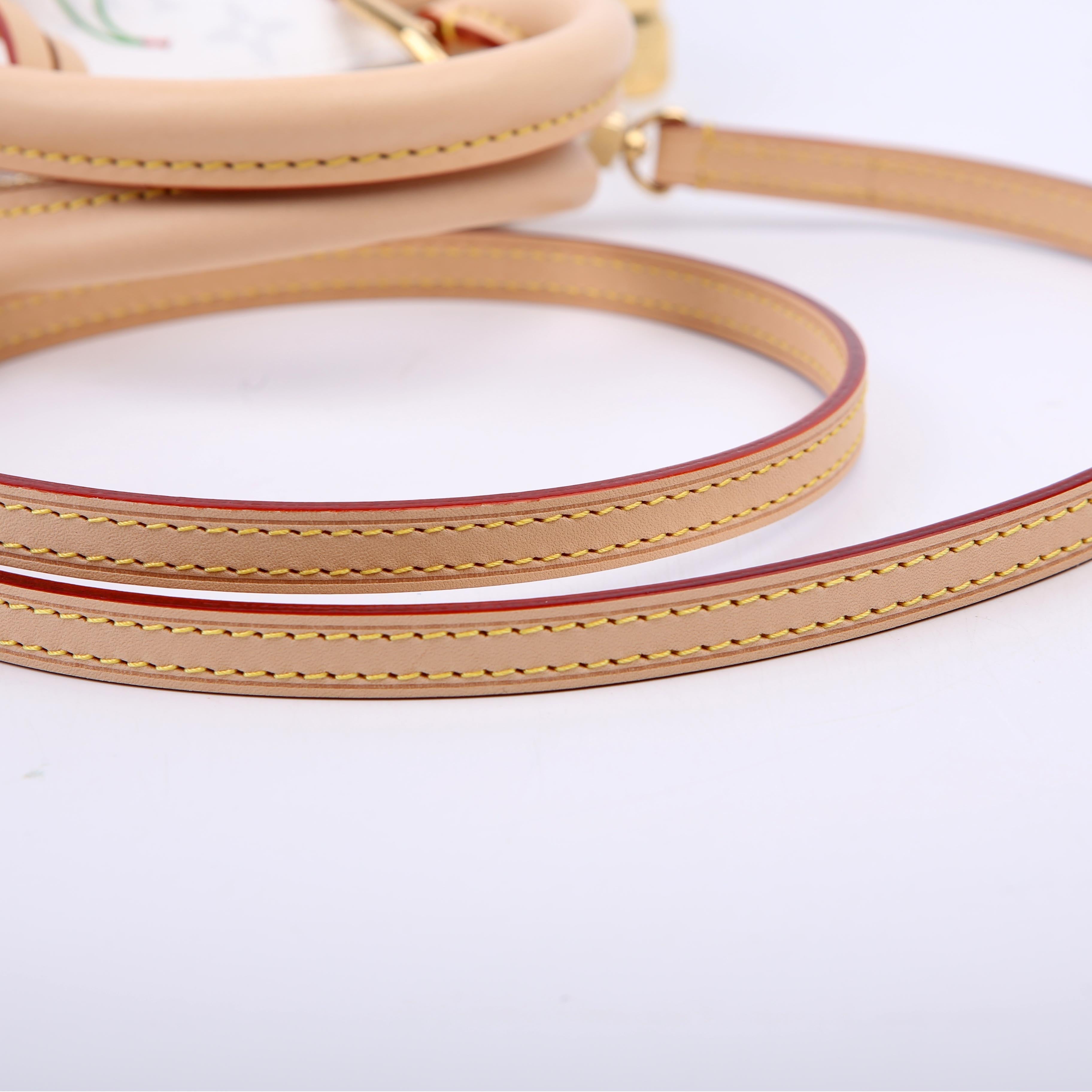 LV X TM Alma BB Cerises Monogram White