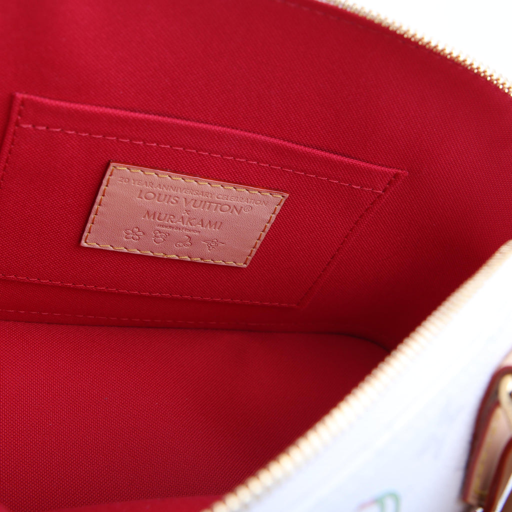 LV X TM Alma BB Cerises Monogram White
