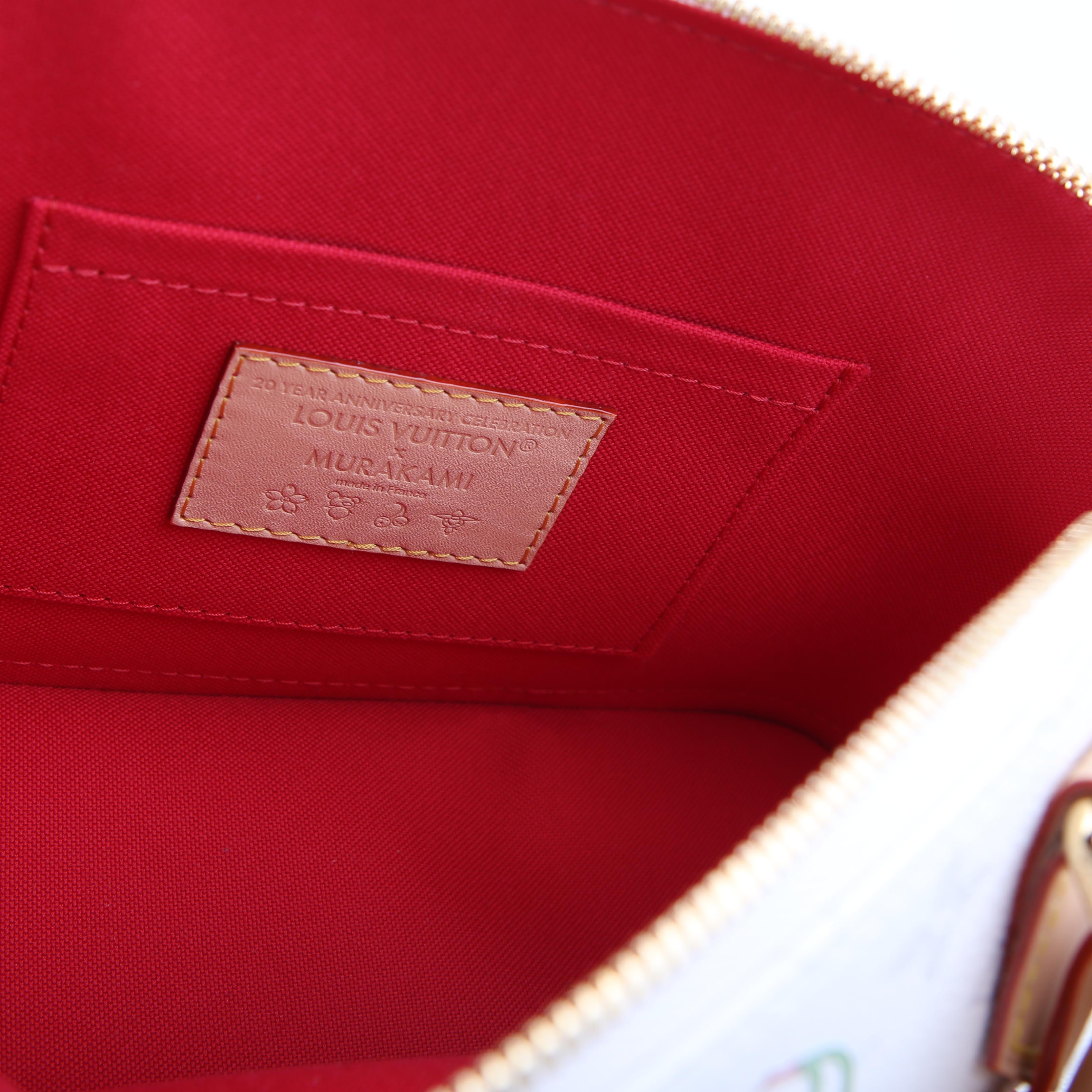 LV X TM Alma BB Cerises Monogram White