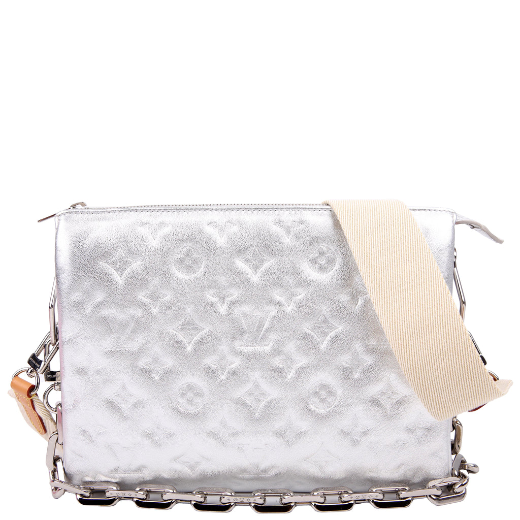 Coussin PM Lambskin Silver