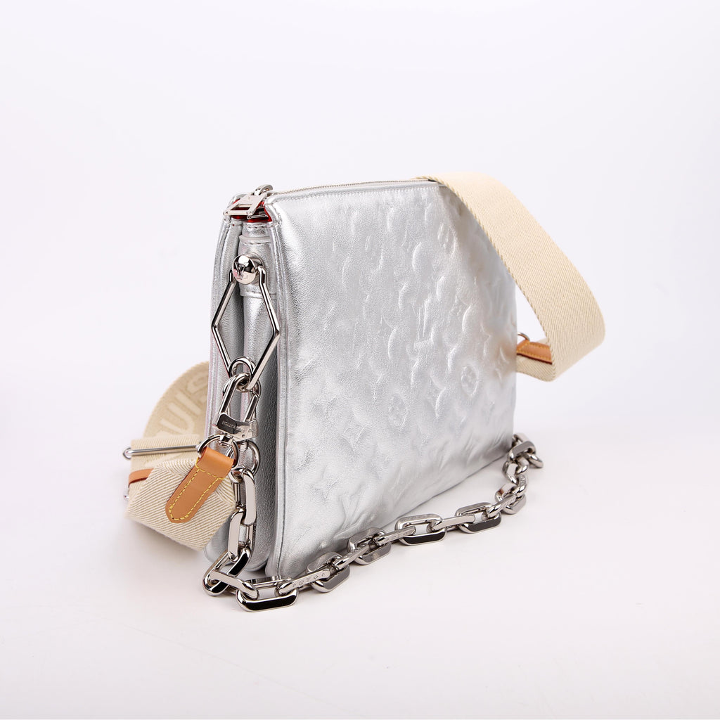Coussin PM Lambskin Silver