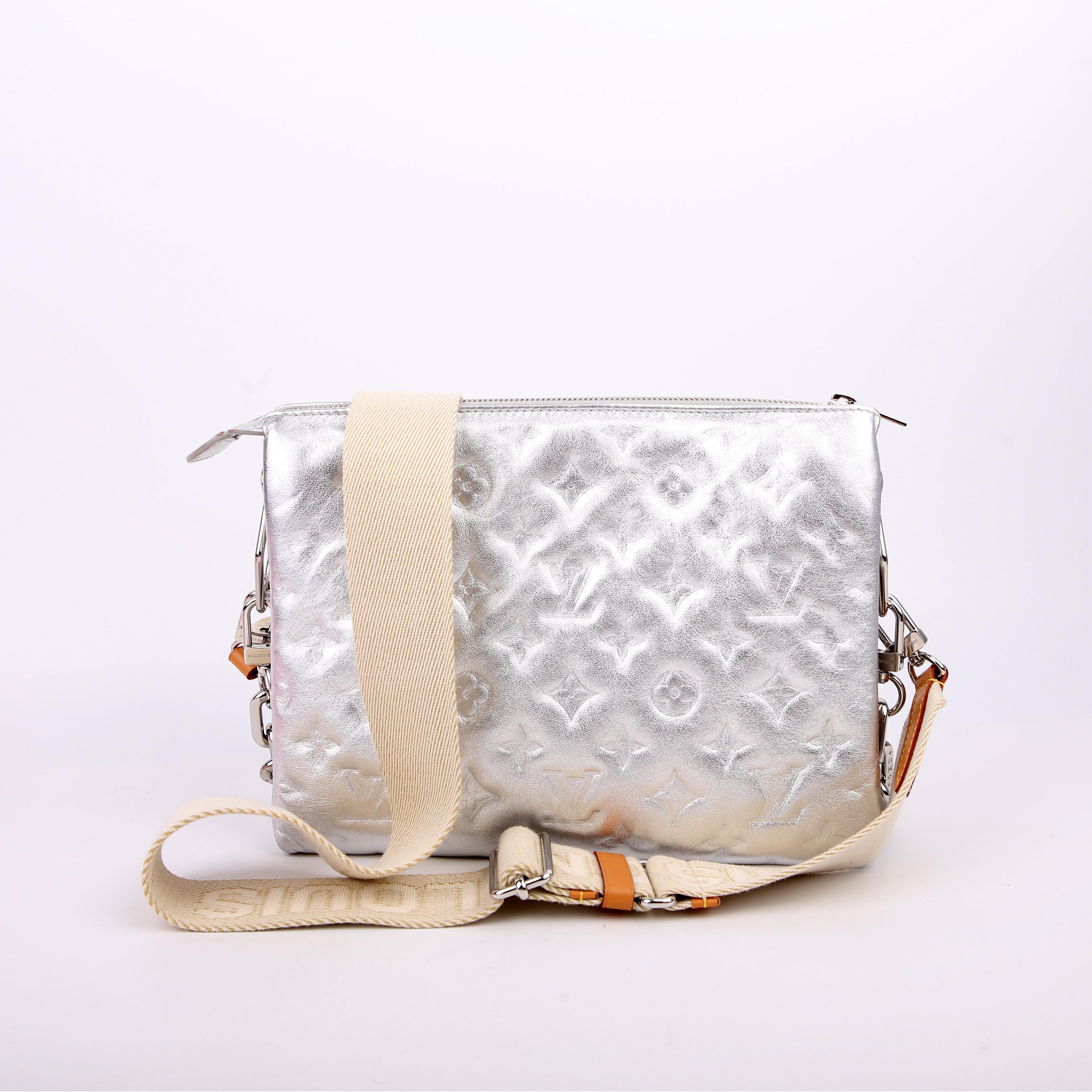 Coussin PM Lambskin Silver