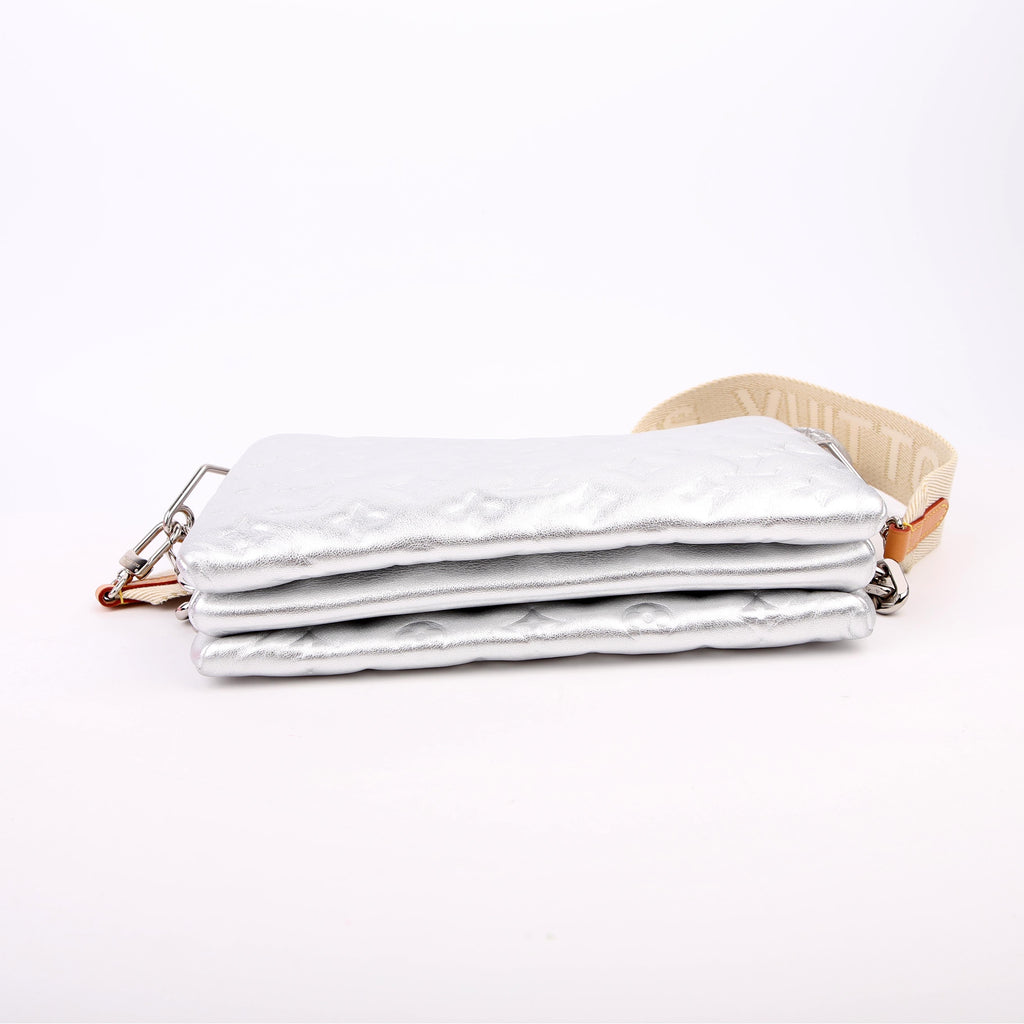 Coussin PM Lambskin Silver