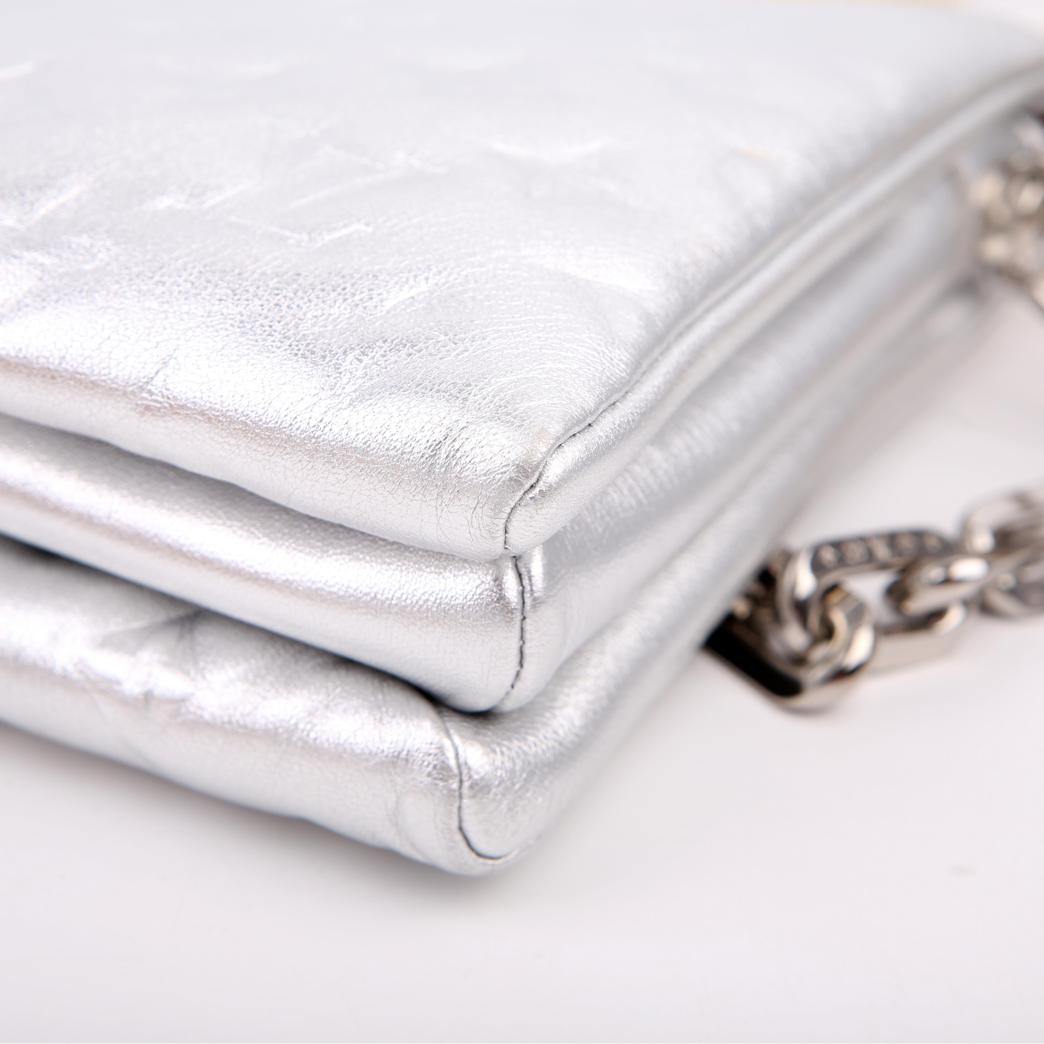 Coussin PM Lambskin Silver
