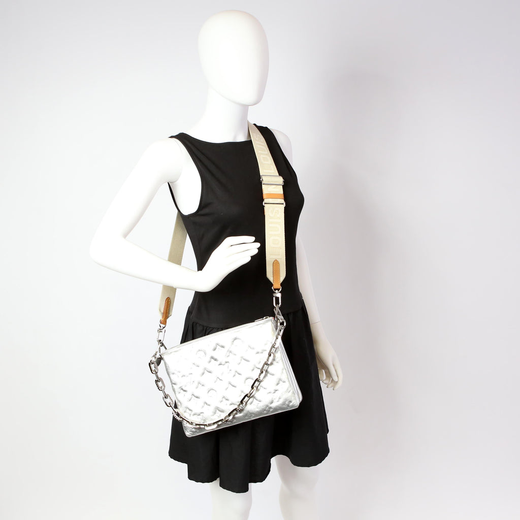 Coussin PM Lambskin Silver