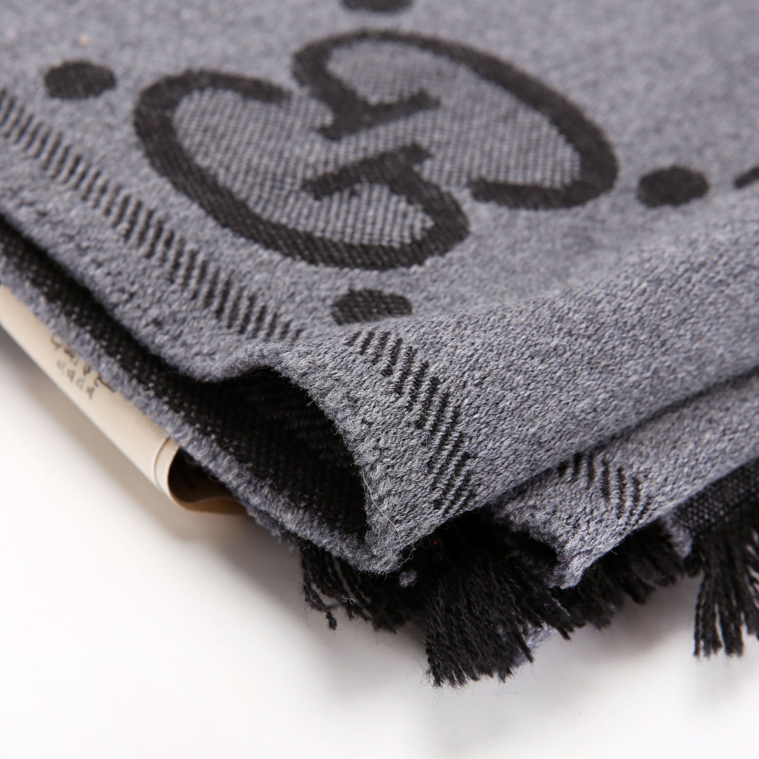 Gucci 598189 GG Logo Wool Scarf