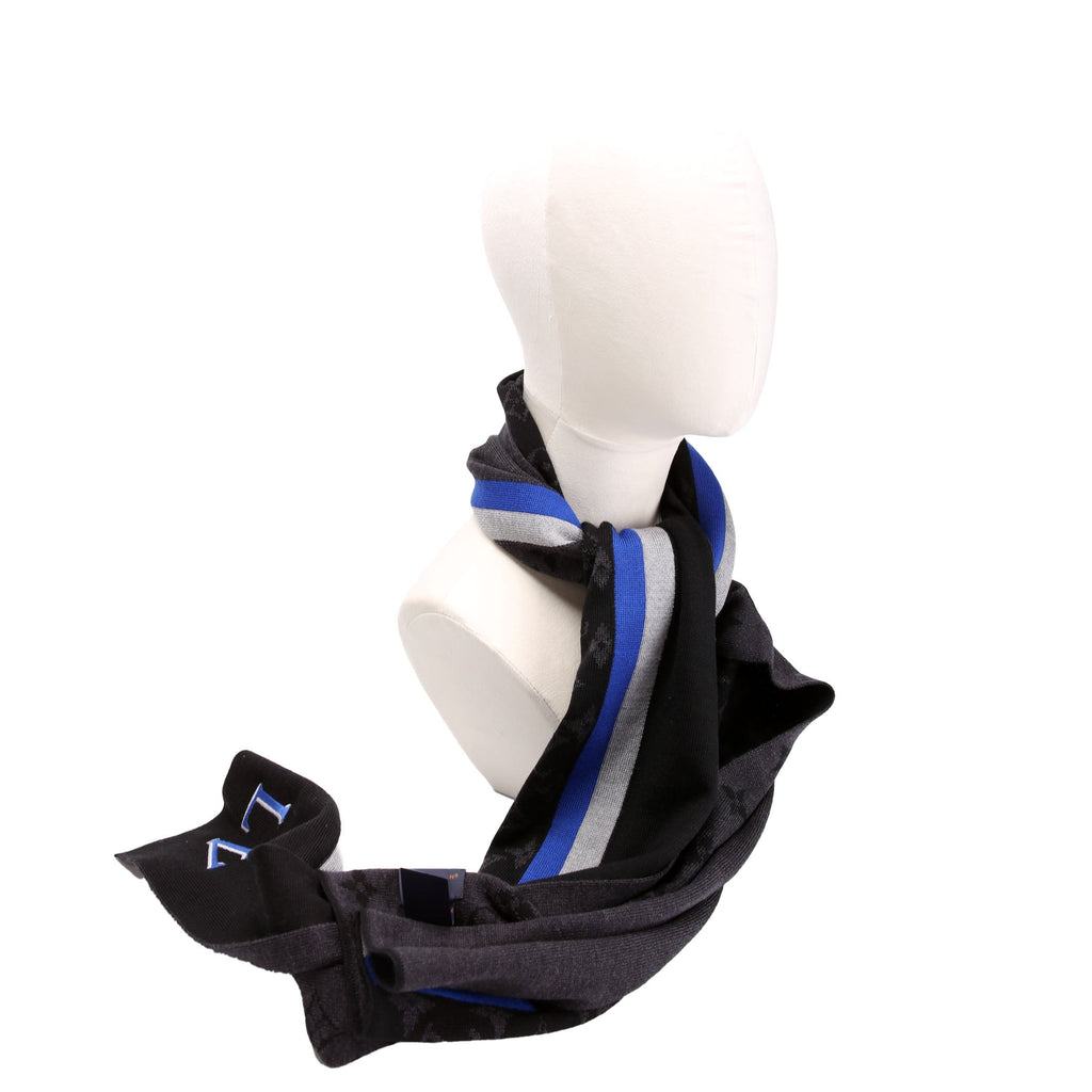 LV Varsity Monogram Wool Scarf