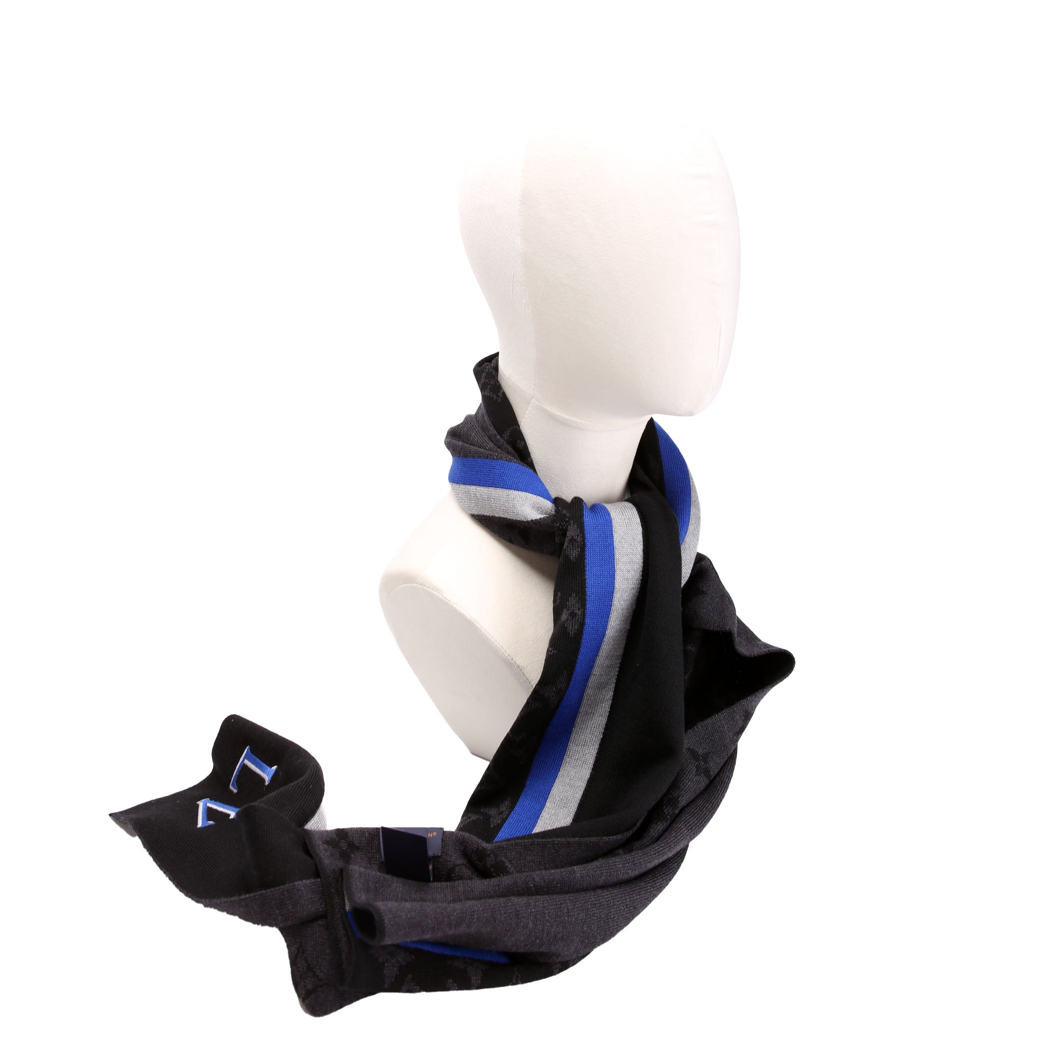 LV Varsity Monogram Wool Scarf
