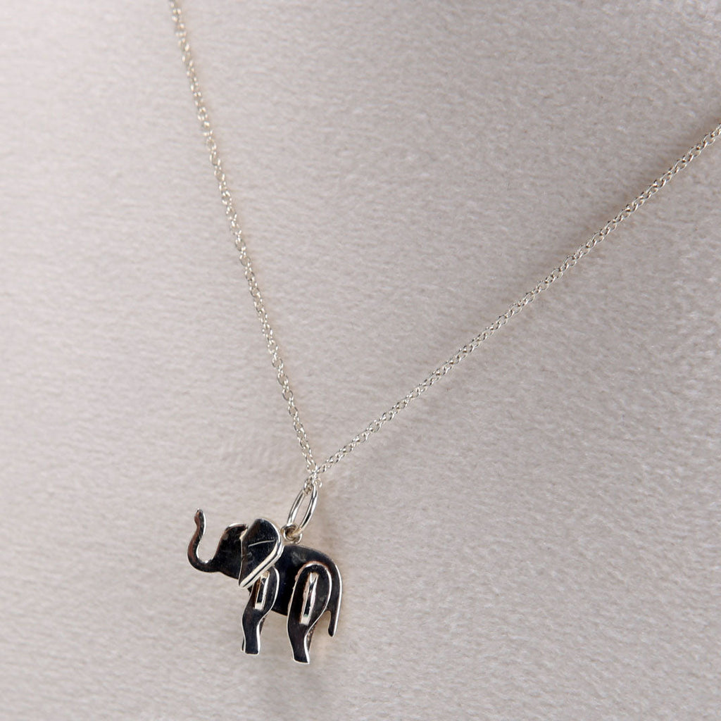 Save The Wild Elephant Pendant 925 Necklace