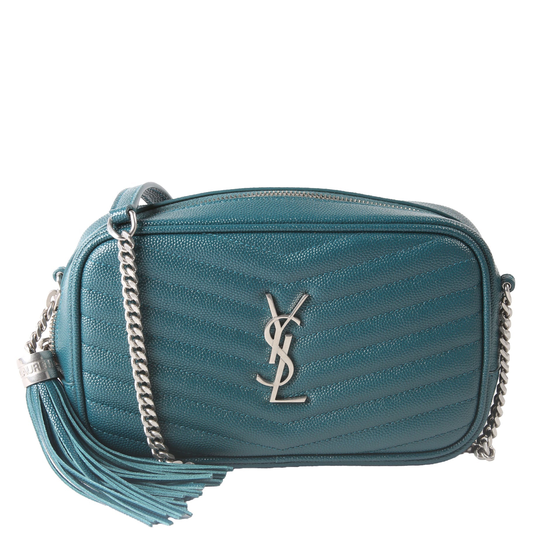 SAINT LAURENT Lou Camera Mini 612579 Teal