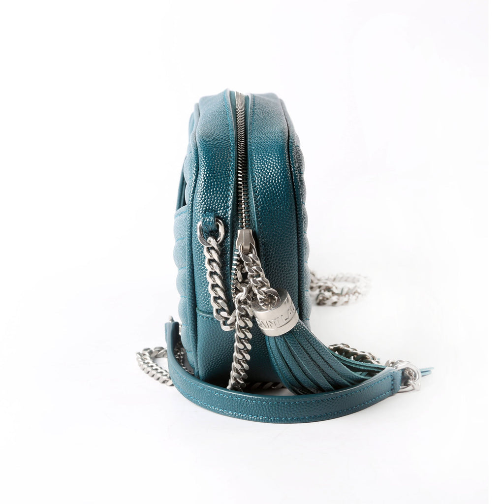 SAINT LAURENT Lou Camera Mini 612579 Teal