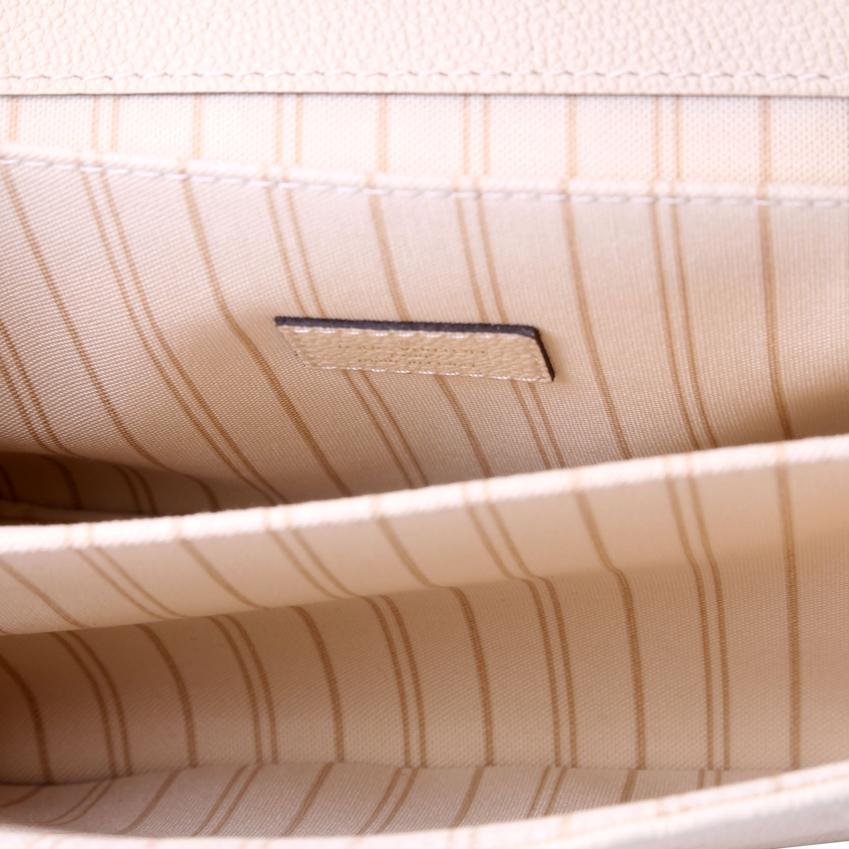 Pochette Metis Empreinte Cream