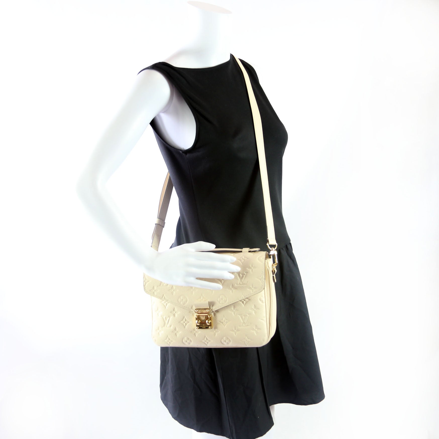 Pochette Metis Empreinte Cream