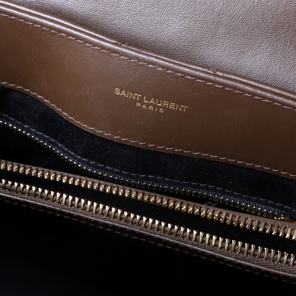 SAINT LAURENT Loulou Medium Quilted 574946 Brown
