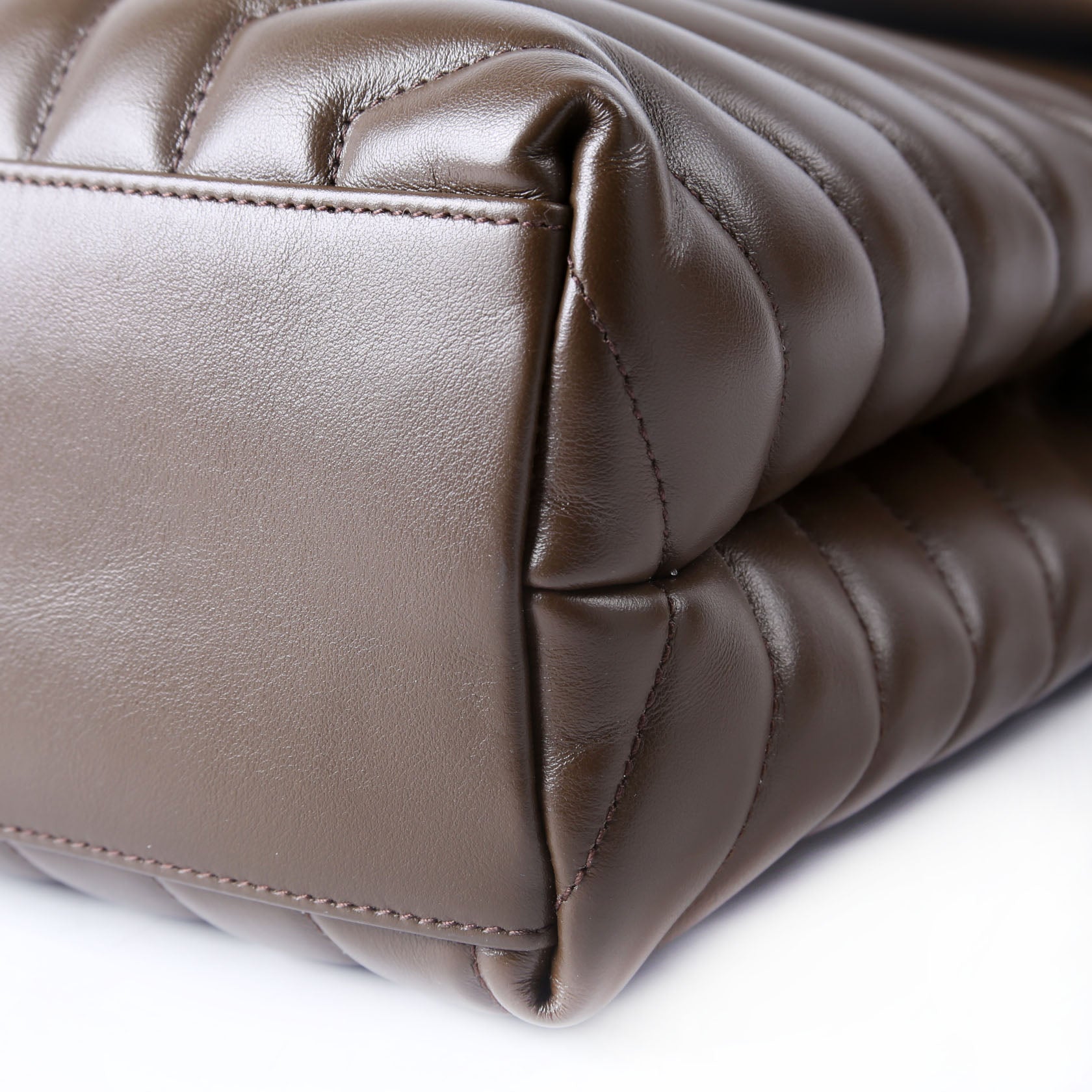 SAINT LAURENT Loulou Medium Quilted 574946 Brown