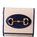 Gucci 621887 Horsebit 1955 Card Case Tan/Black